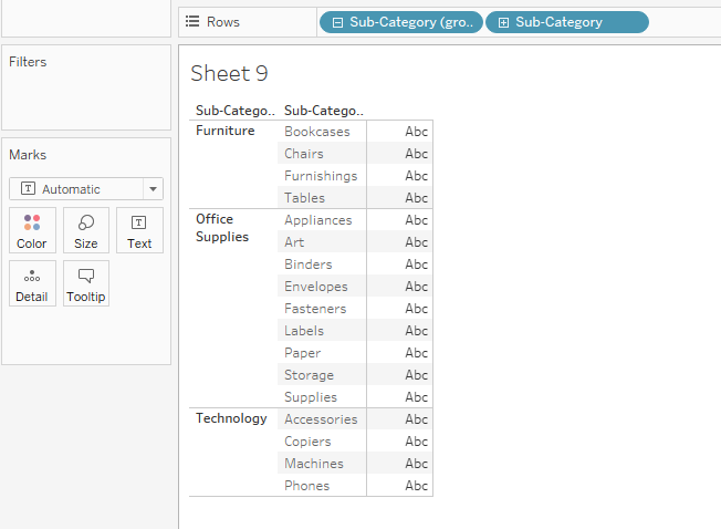 how to create a set in tableau